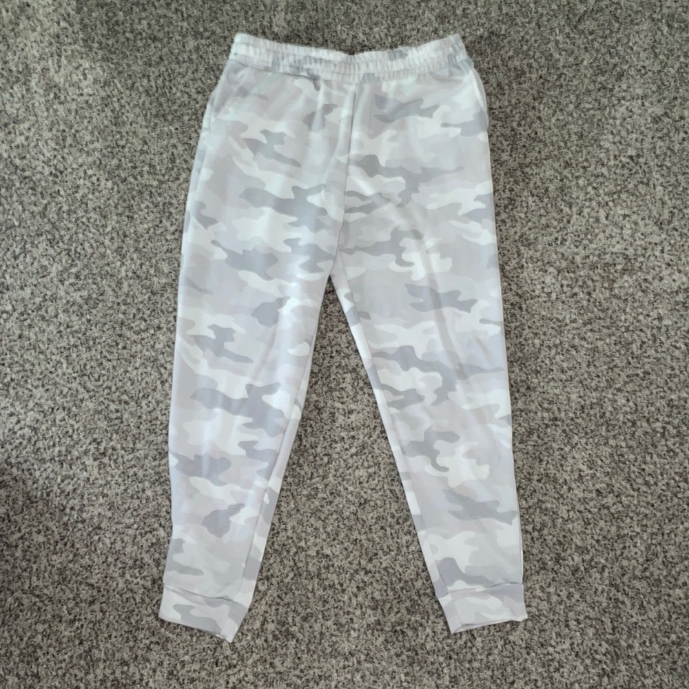 Grey camo joggers